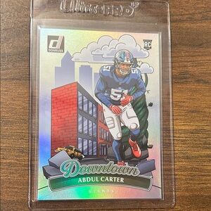 Donruss Downtown Trading Card - Blue and Red